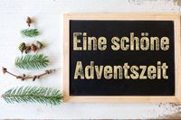 Advent 2024 Bild mit Tafel 