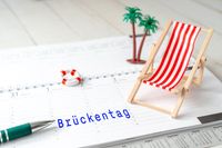 Mehr Urlaub in Bayern, Kalender mit Brückentage