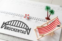 Brückentag und Urlaub in Thüringen auf Kalender.