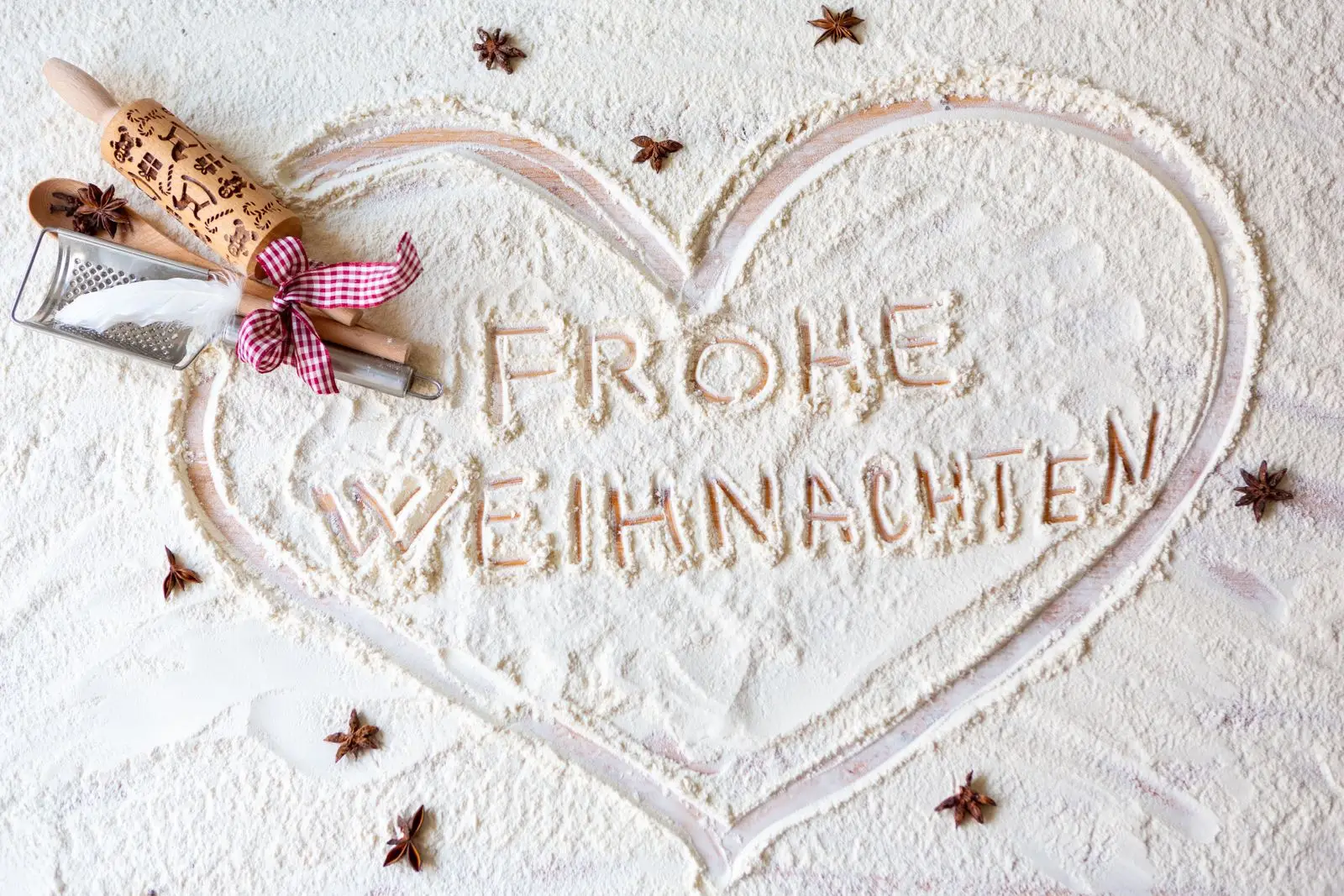 Frohe weihnachten bild mit text
