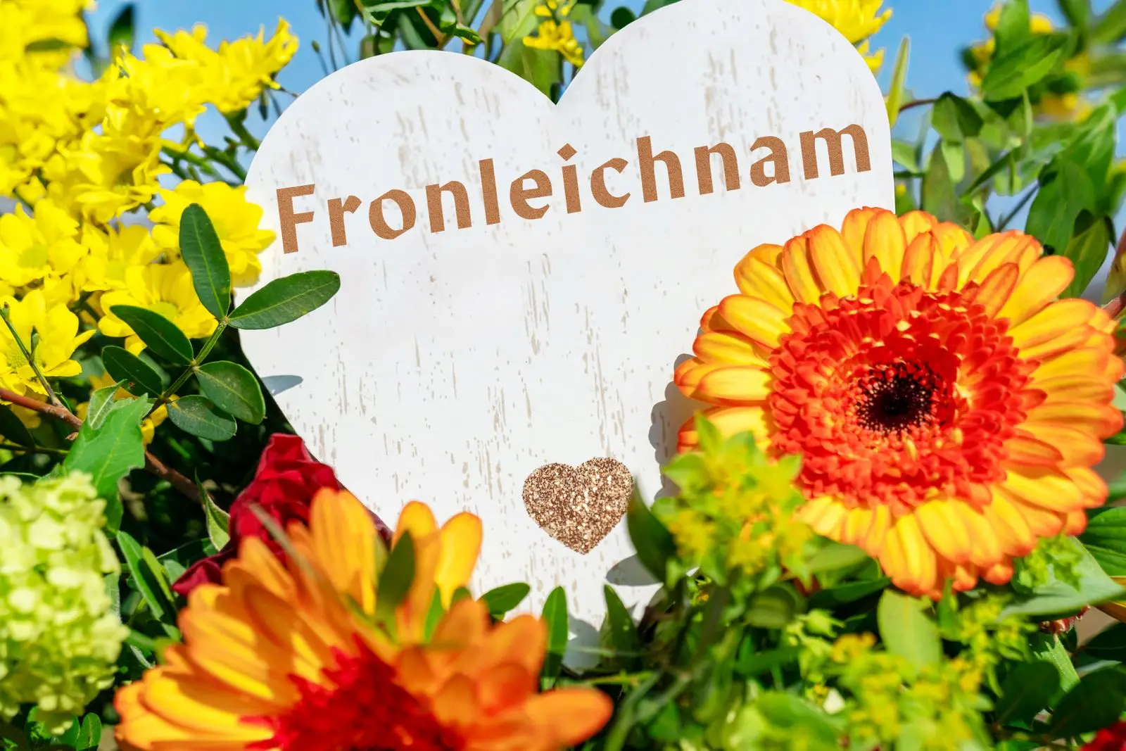 Fronleichnam blumen mit