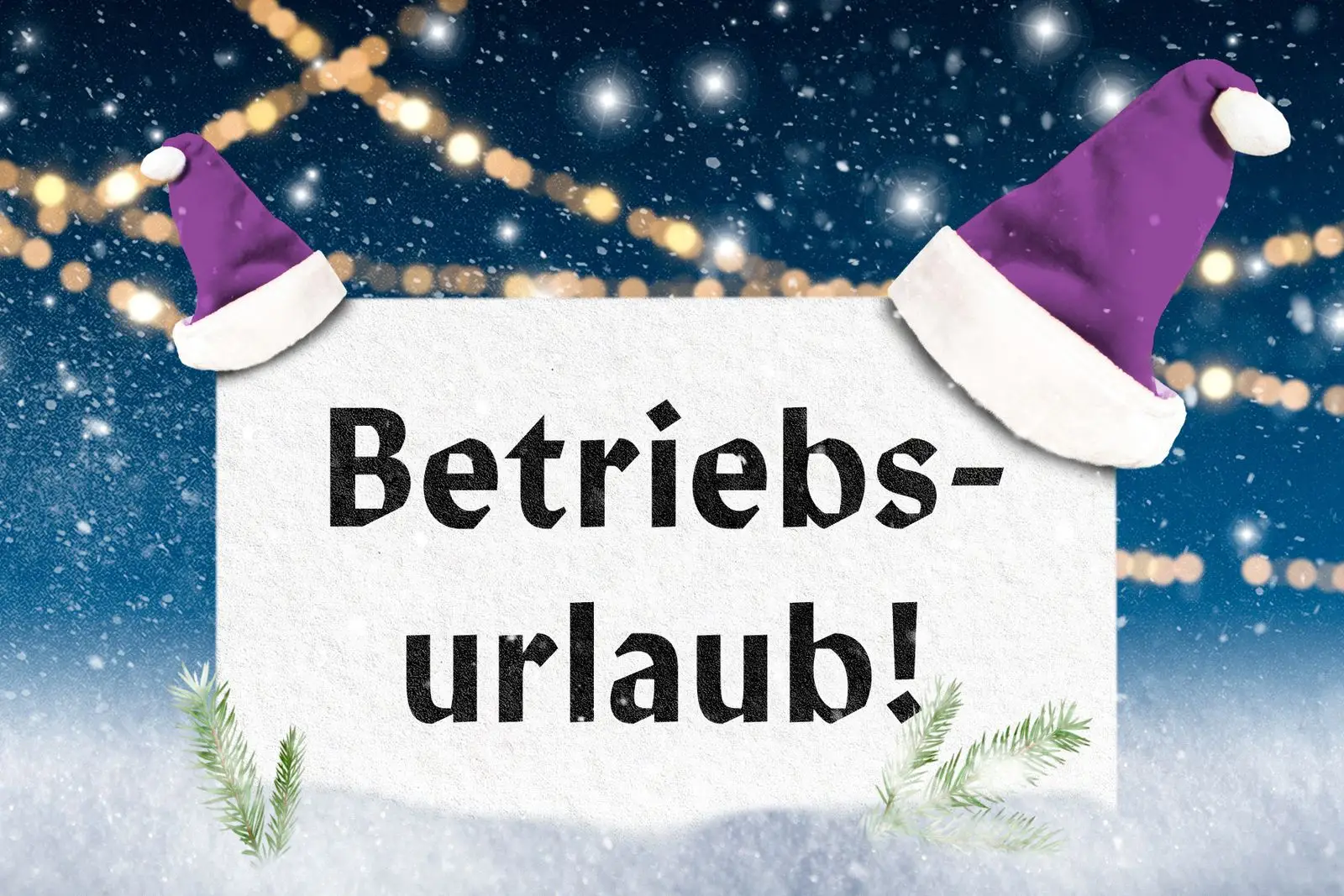 Betriebsurlaub weihnachten neujahr bilder
