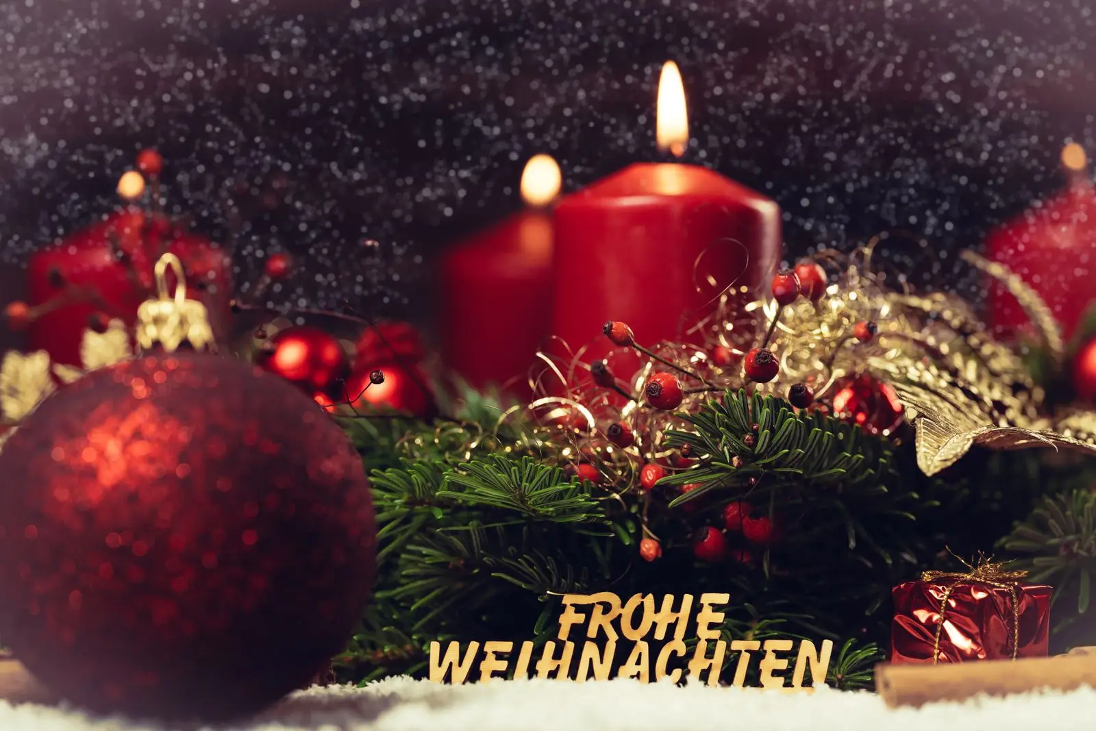 Frohe weihnachten bild