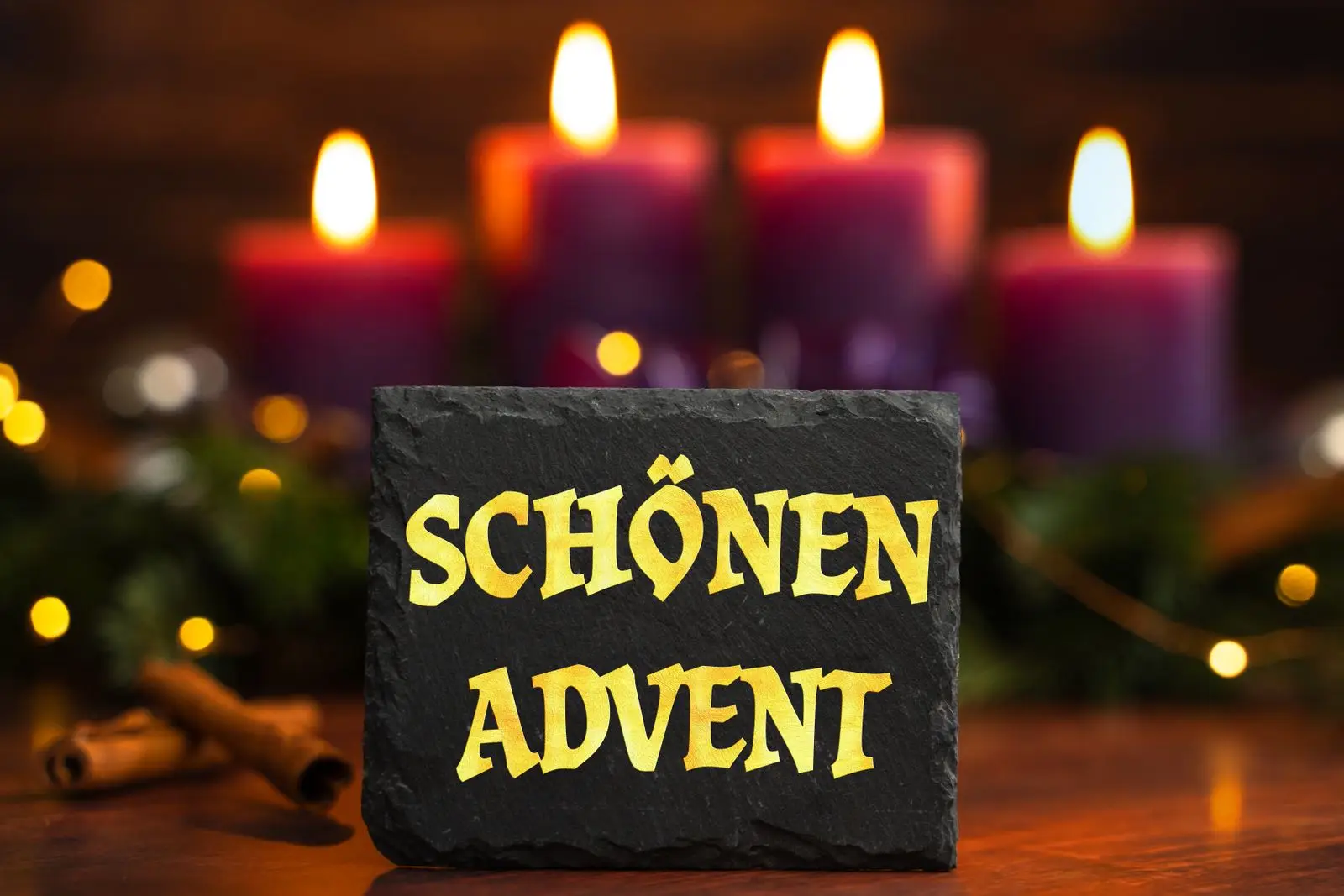 Schönen advent kerzen adventszeit-bilder