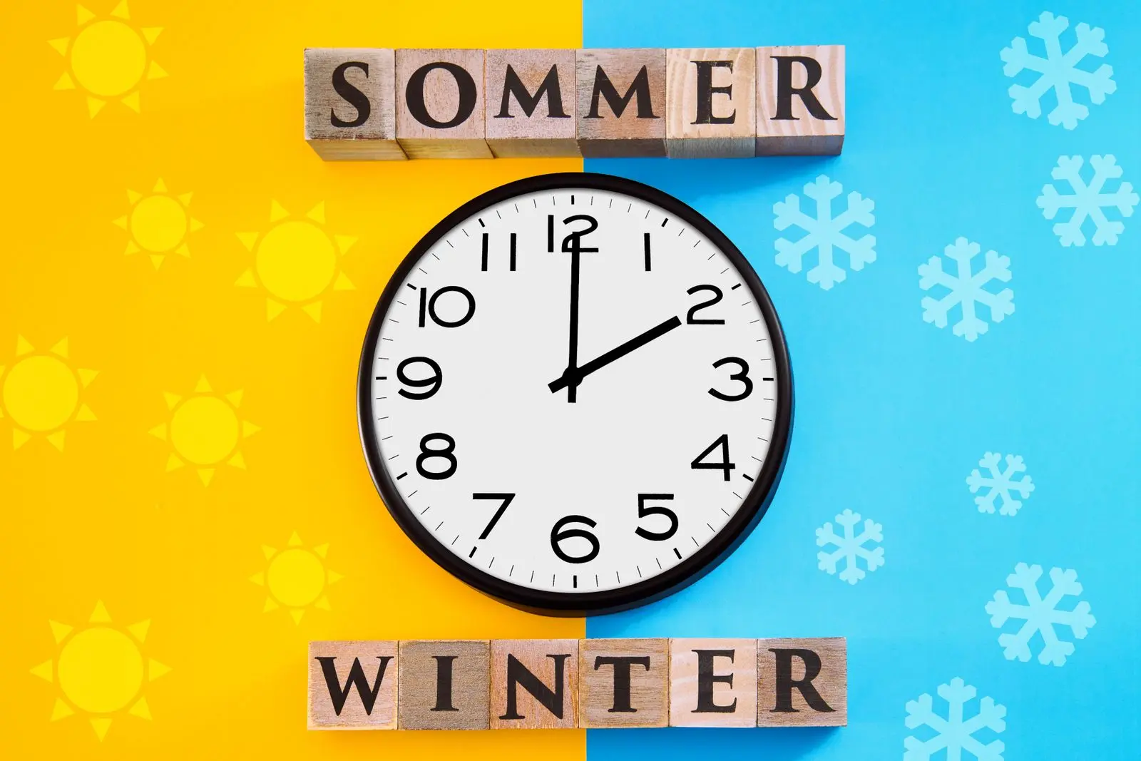 Sommerzeit uhren umstellen bild