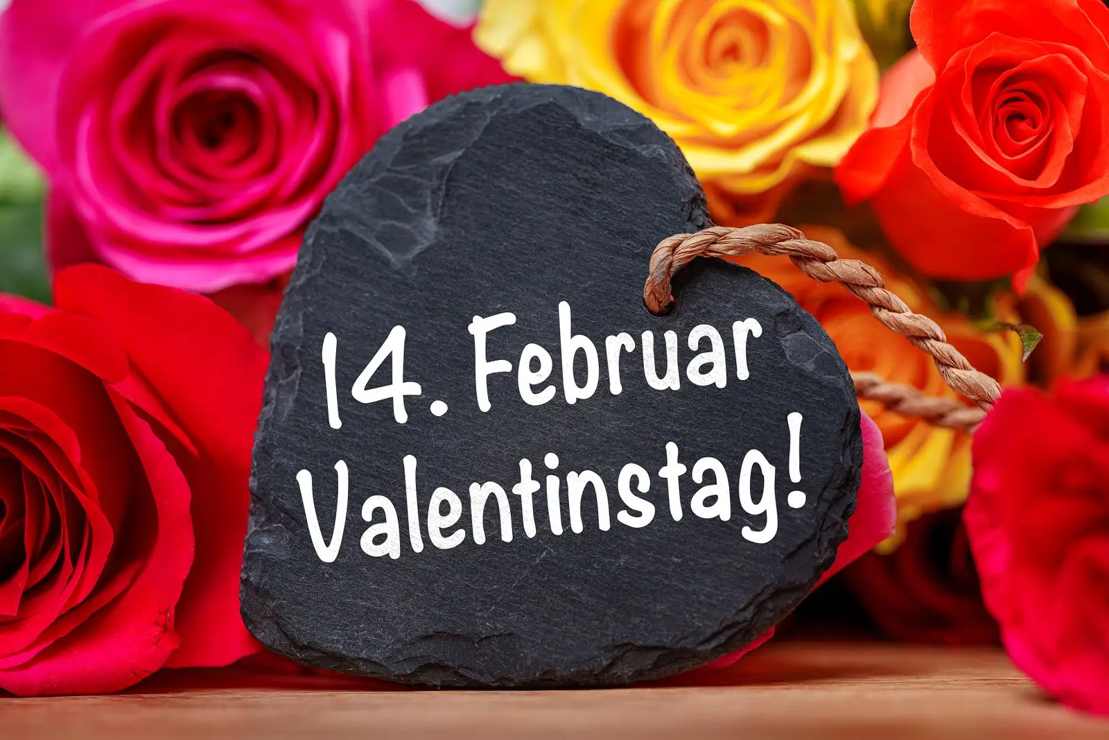 Valentinstag herz mit spruch